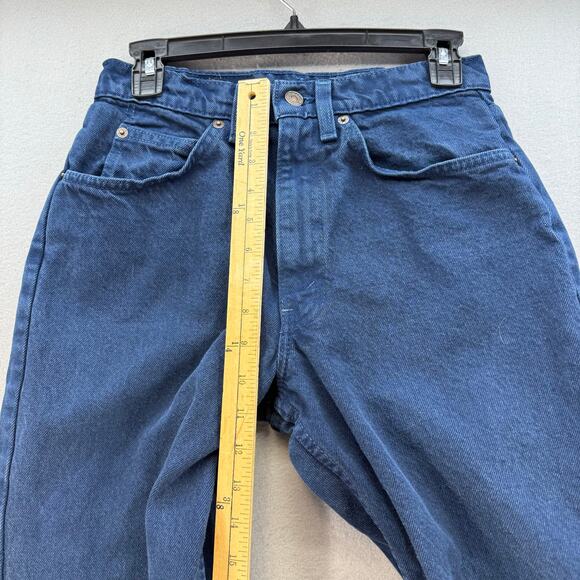 Levi's 560 Jeans Men's 29x28 Indigo Blue Orange Tag Loose Fit Vintage Made in US - Picture 13 of 15